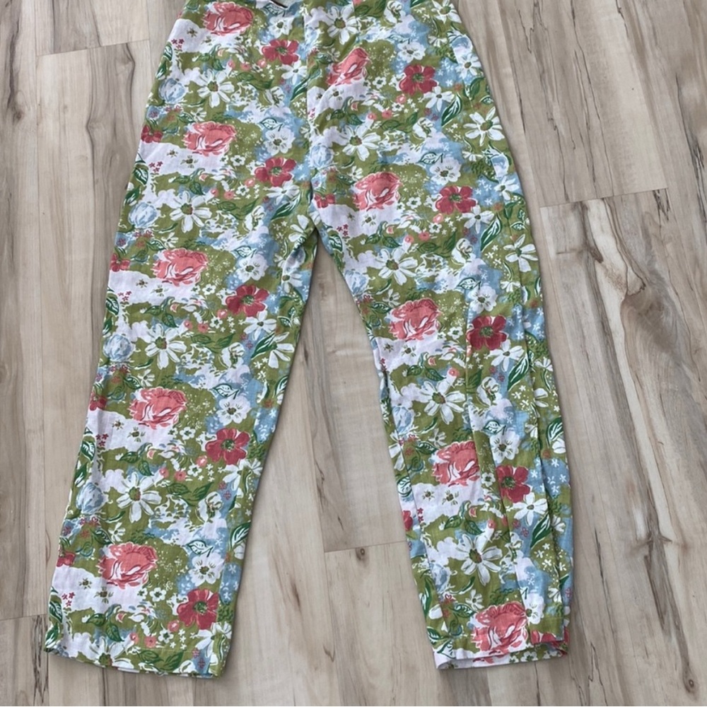 Reformation Linen floral pants